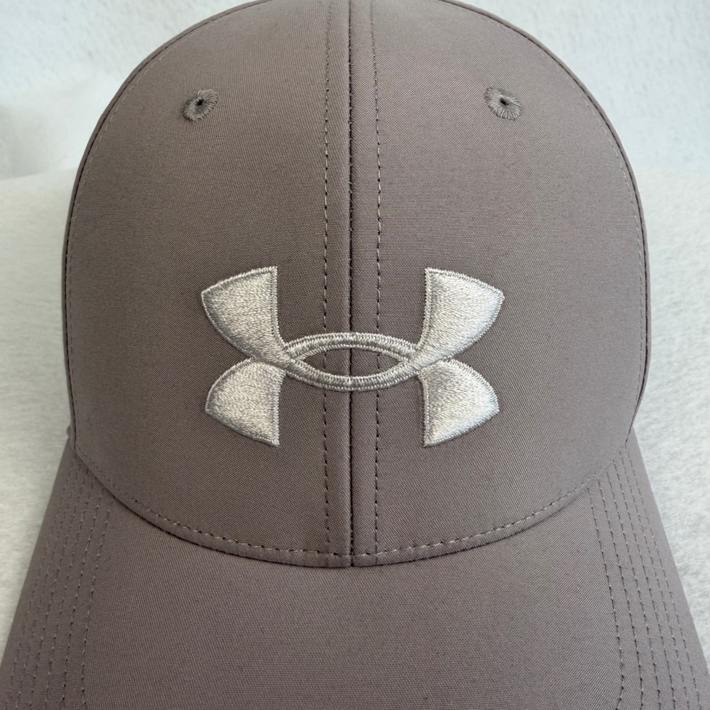 Under Armour Golf Cap Gray UA Performance Baseball Hat OSFM Mens - Picture 2 of 10